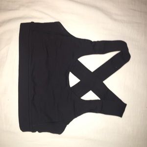 Black lululemon bra